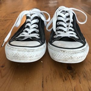 Converse Chuck Taylor AllStar Black Lowtop SZ7 Wmn